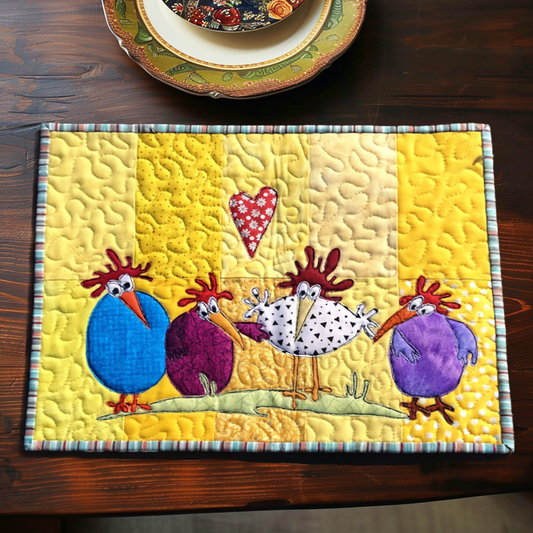 Chicken Quilted Placemat NCU0LL009