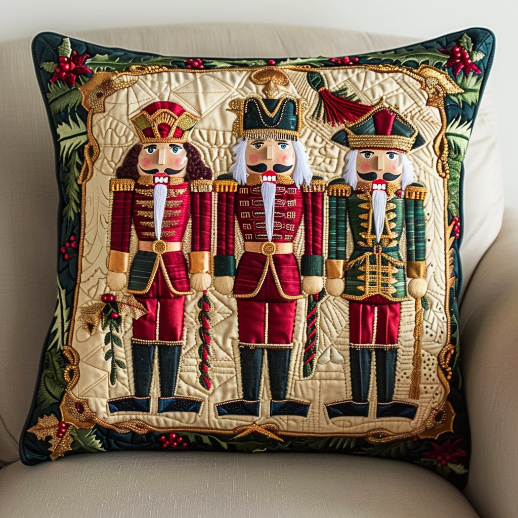 Enchanted Nutcracker Quilted Pillow Case NCU0TL610