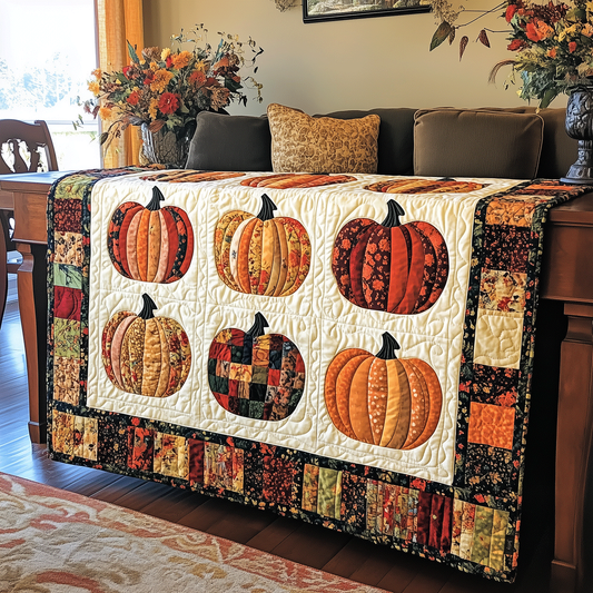 Spooky Harvest Quilted Blanket NCU0TH1785