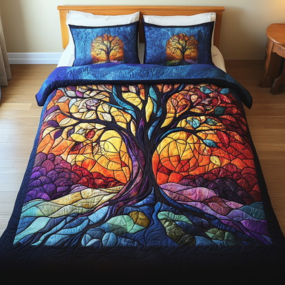 Tree Of Life Quilted Bedding Set NCU0VT73